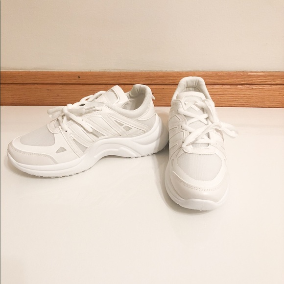 shein white tennis shoes